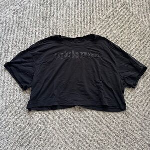 Lululemon all yours cropped graphic T-shirt